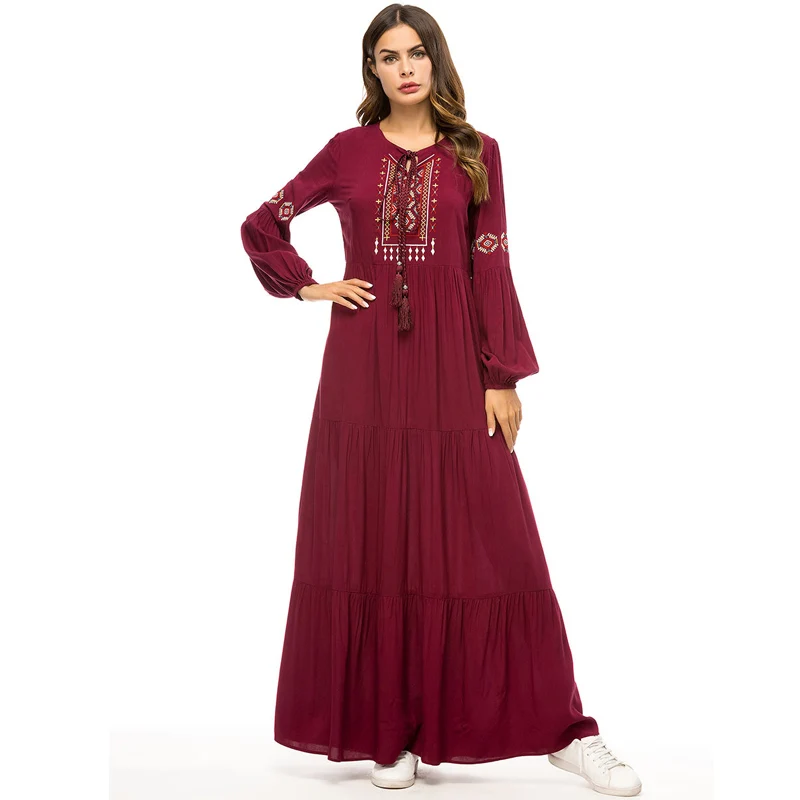Абая Катара ОАЭ турецкий исламский Малайзийский гофрированный мусульманский хиджаб платье Абая для женщин халат Musulmane кафтан одежда из Дубая