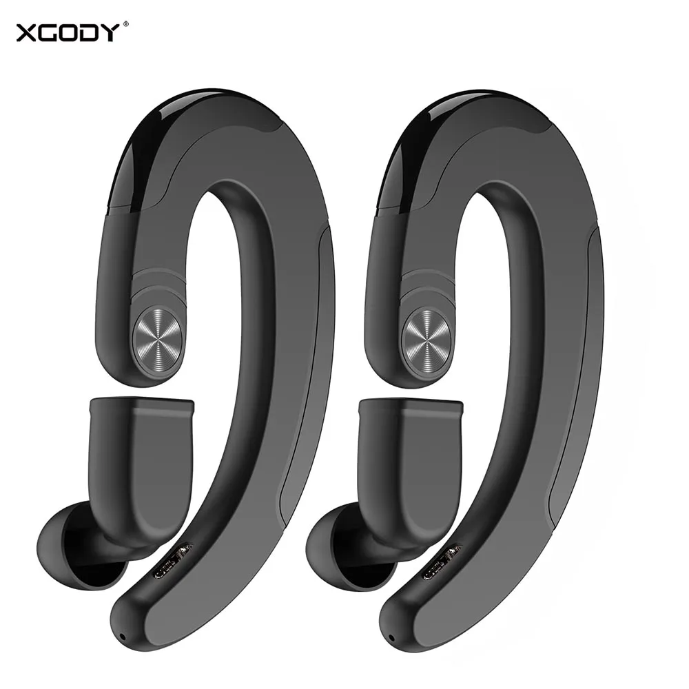 XGODY Q25 TWS Bluetooth Headset Earhook Car Handsfree Call Wireless