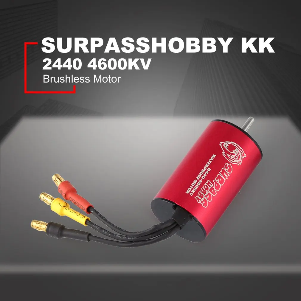 SURPASSHOBBY KK 2440 4600KV/6080KV Brushless Motor 2S for Traxxas/HSP 1:16,1:18 RC Drift Racing Climbing Off-road Car Sensorless SURPASSHOBBY KK 2440 4600KV/6080KV Brushless Motor 2S for Traxxas/HSP 1:16,1:18 RC Drift Racing Climbing Off-road Car Sensorless