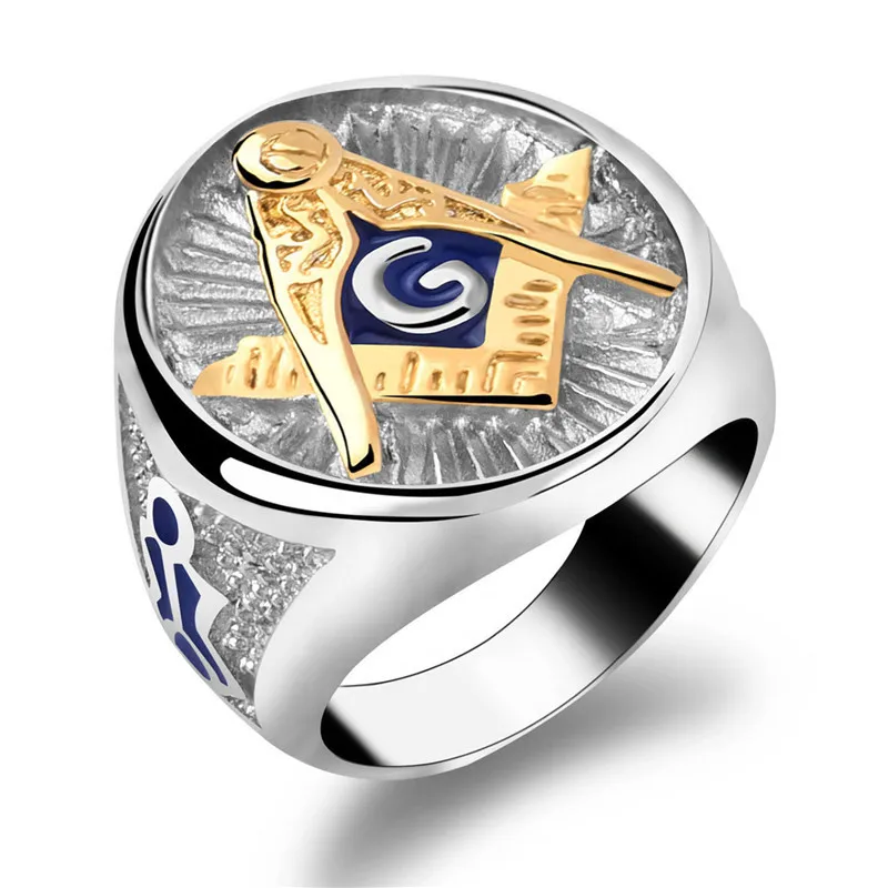 Buy OBSEDE Punk Freemason Masonic Ring For Men