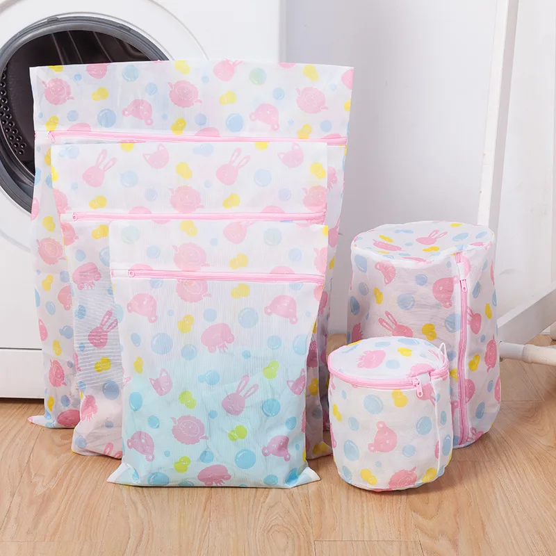 

Cartoon printing laundry bag ladies bra shirt underwear wash bag non-slip underwear net laundry bag clothes protective cover