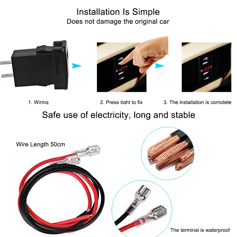 Urbanroad 5v 4.2A автомобильное зарядное устройство USB разъем для автомобильного