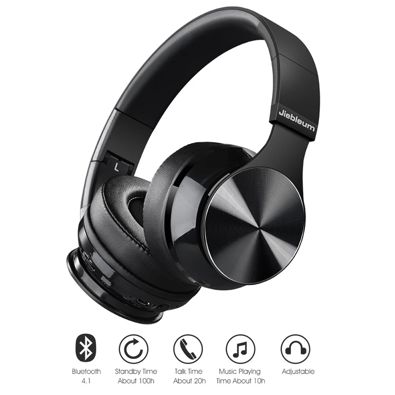 TOPROAD HiFi стерео Bluetooth наушники Беспроводная гарнитура Регулируемые с микрофоном