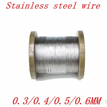 

100 meters 0.3mm 0.4mm 0.5mm 0.6mm 1 x 7 stainless steel wire rope
