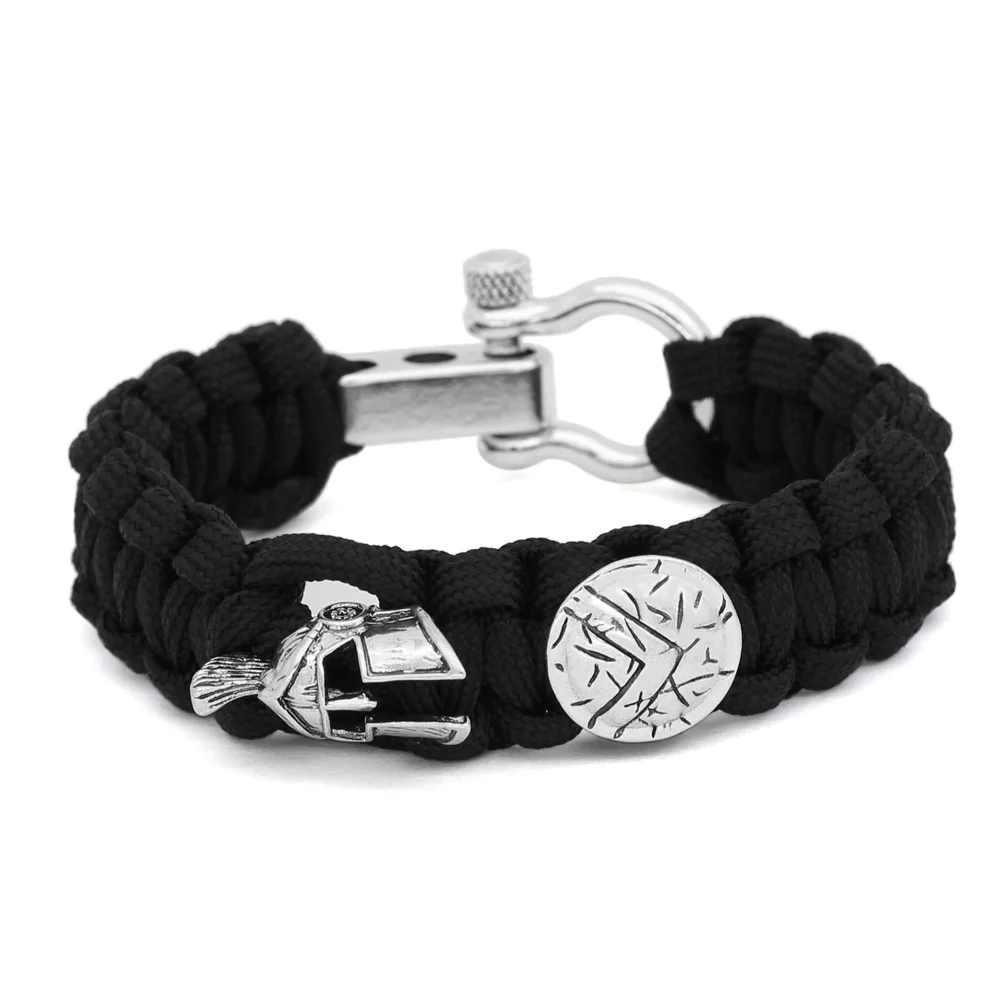 Браслет скоба Paracord Survival King в виде кобры для наружного размеров подходит запястий