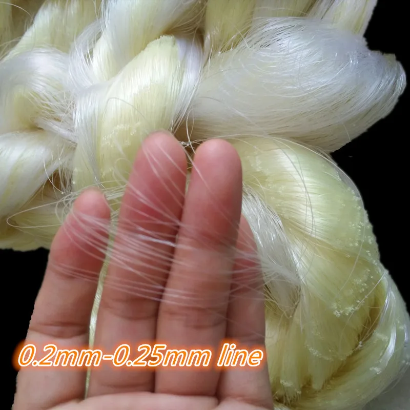 H5*65M new cast net quality fish trap 3layer sticky fishing net china outdoor pesca fishing network gill net rade de pesca