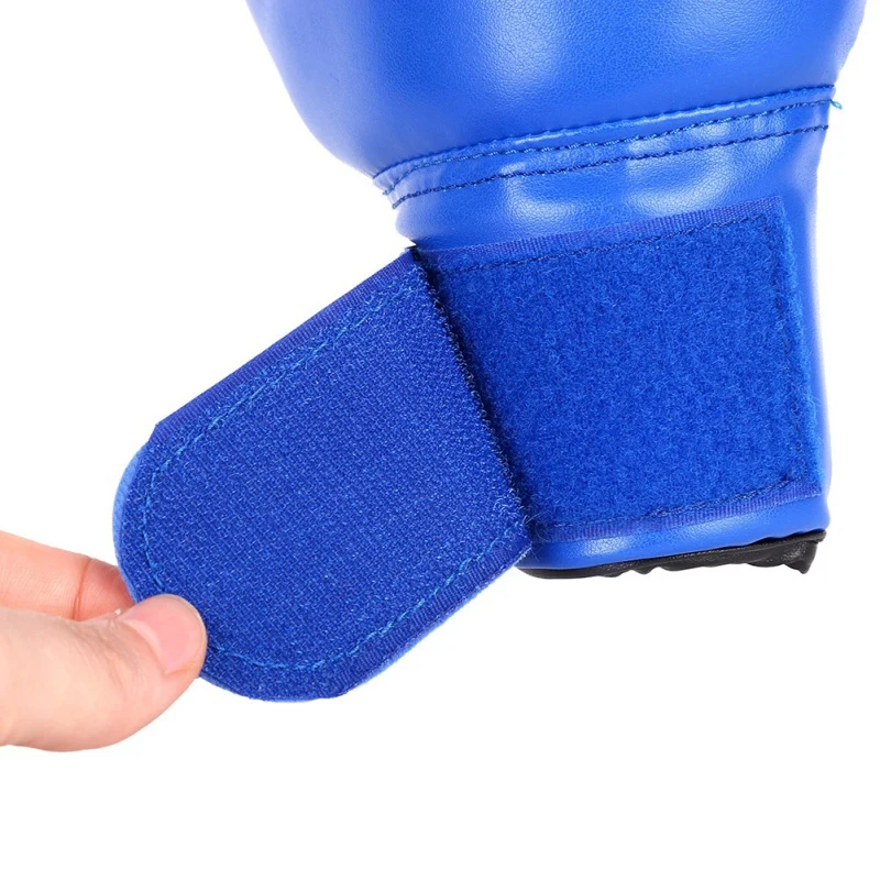 Для детей и взрослых Фитнес Спорт Боксерские перчатки принт пламя утолщение колодки бой кикбоксинг Бои ММА Муай Тай обучение