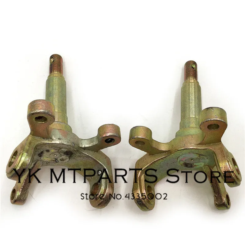 

1SET Steering Strut Knuckle Spindles with Disc brake Wheel Hubs Fit For China ATV 150cc 200cc 250cc Go Kart Buggy ATV Bike Parts