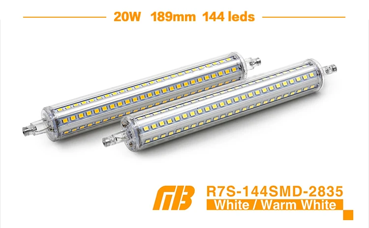 Светодиодный светильник с регулируемой яркостью R7S Corn SMD2835 5 Вт 10 Вт 15 Вт Светодиодный светильник AC 110 В 220 В замена галогенная лампа-прожектор Точечный светильник Холодный теплый белый