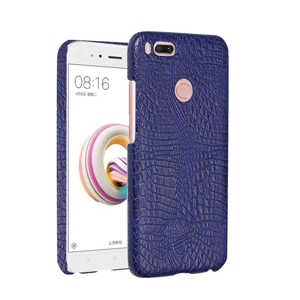 Защитный чехол из крокодиловой кожи для Xiaomi Mi 5X/Mi A1 жесткий защитный
