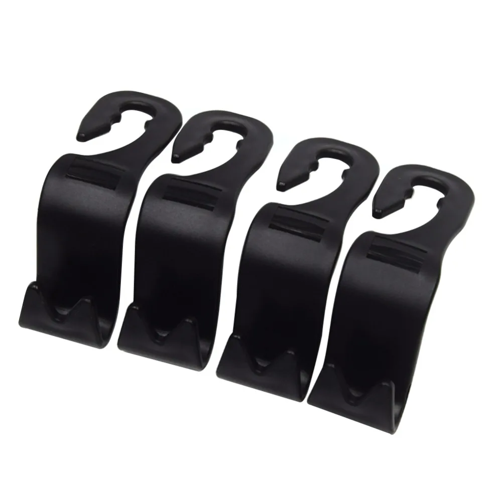 

Car Back Seat Hooks Holder For Bag Purse Cloth Grocer Flexible Auto Hangers Fixed On Headrest Car Styling Accessories