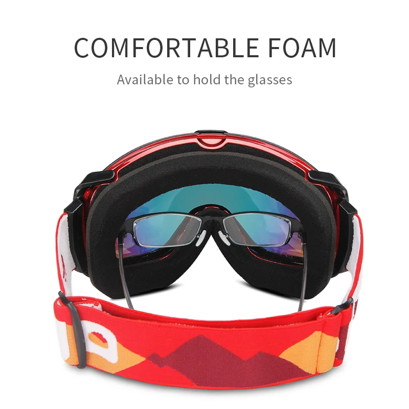 GIYO mujeres hombres de esquí Snowboard gafas UV 400 Anti-niebla sobre gafas de esquí gafas de doble lente de Patinaje nieve gafas GIYO mujeres hombres de esquí Snowboard gafas UV 400 Anti-niebla sobre gafas de esquí gafas de doble lente de Patinaje nieve gafas