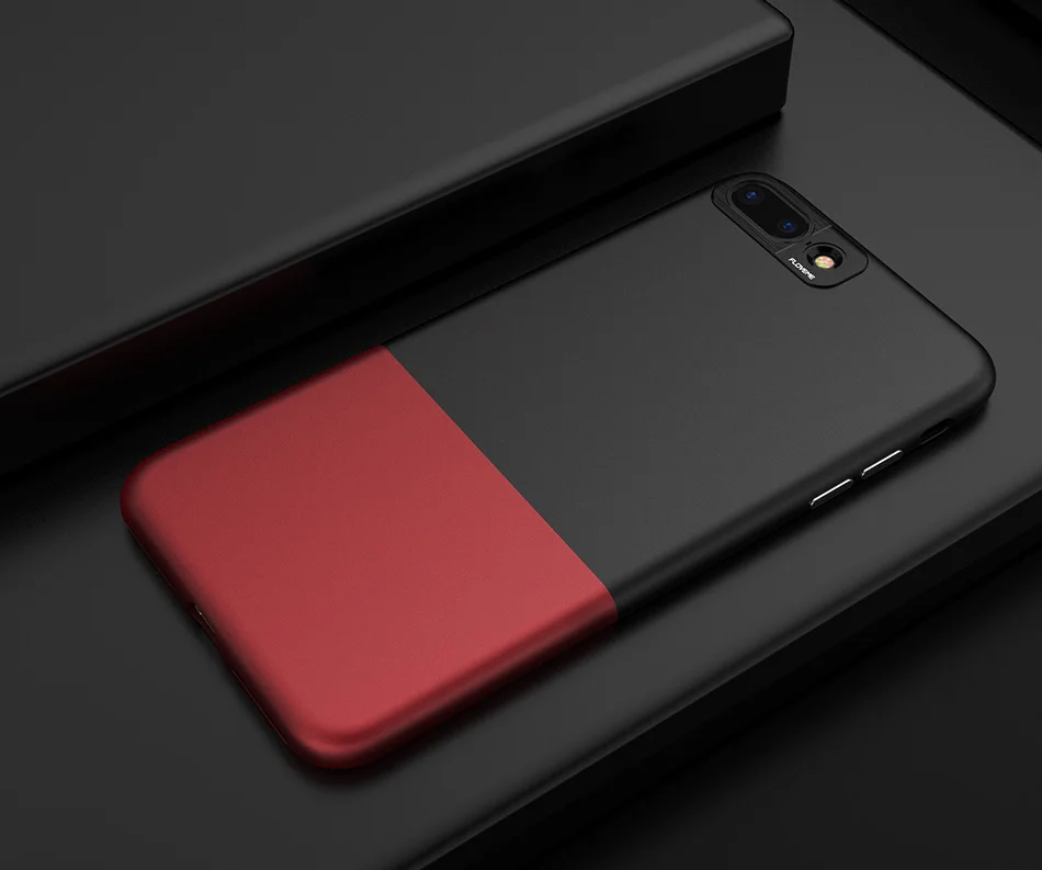 FLOVEME Fashion Contrast Hybrid Phone Cases For iPhone 6 7 6S Plus Higher Camera Protection Hard Hit Color Cover For iPhone 6 7 (14)