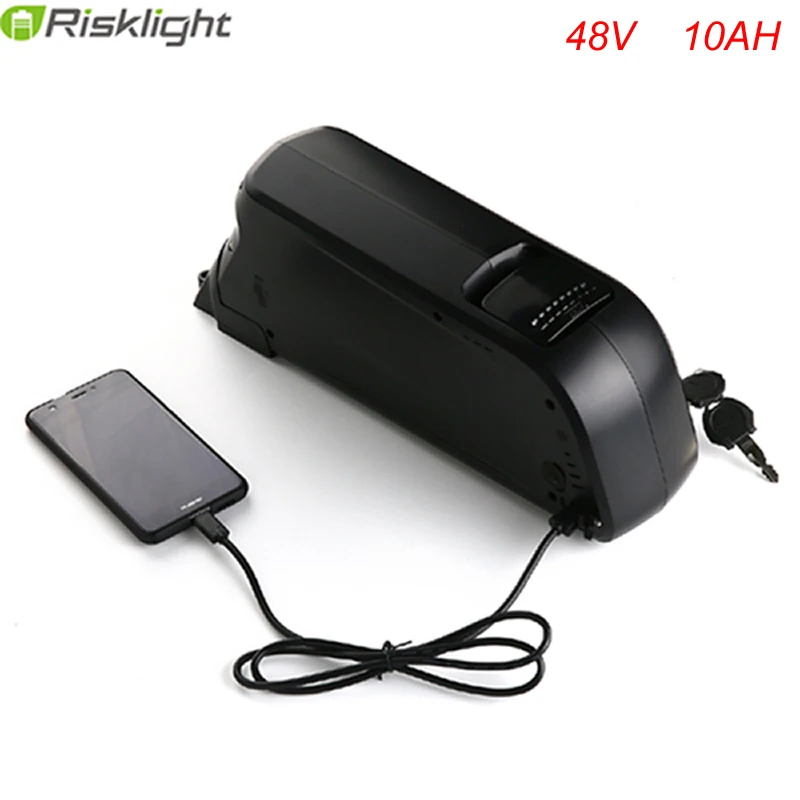 

48V 500W 750W Samsung Electric Bike Battery 48v 10ah Dolphin Type Li-ion Battery Pack fit 48v bafang motor