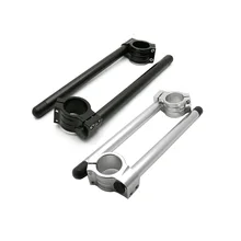 Руль для гоночного мотоцикла, настраиваемый, CNC 31/32/33/35/37/39/41/51 мм, на зажиме, вилка, руль, ручной стержень, для кафе, для гоночного мотоцикла