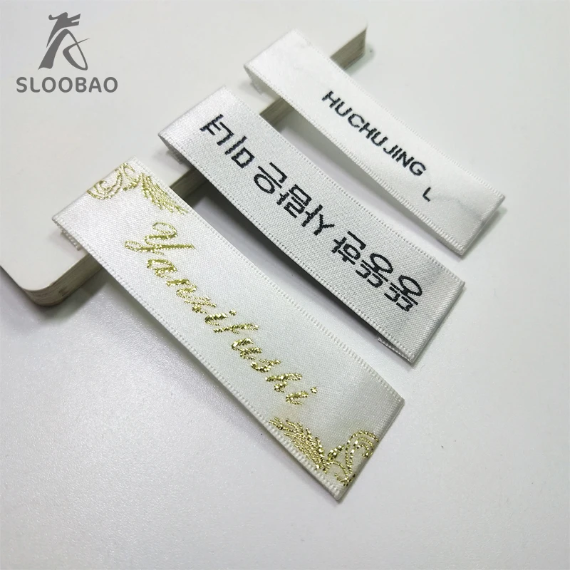 

Free shipping garment accessories custom clothing labels,customized logo woven label,tags labels,own name labels for clothing
