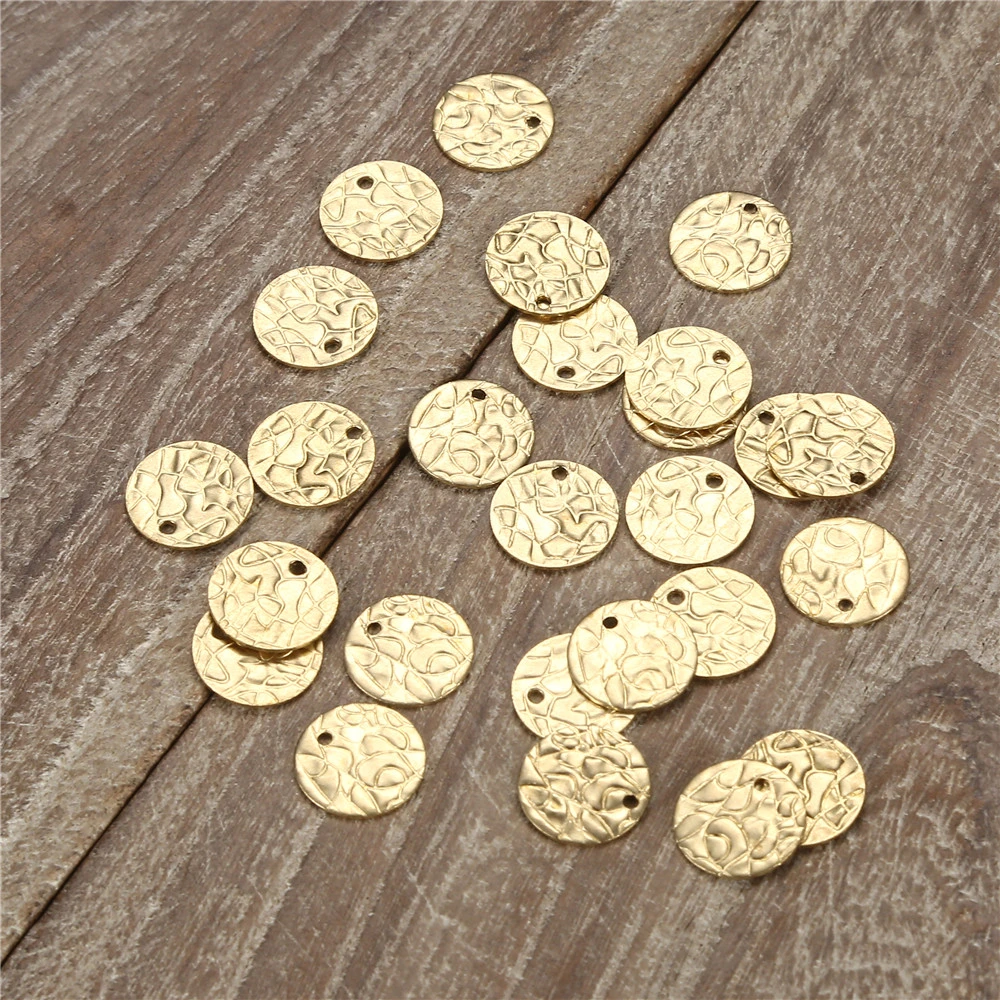 100PCS/ lot 10mm Alloy floating veins Round Coin Disc Charms for Jewelry making Coin Pendants Accessories|charms necklace|round charmcharm pendant - AliExpress