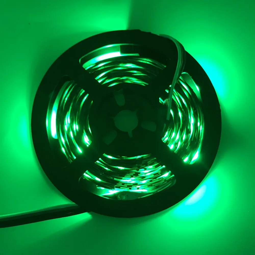 Светодиодная лента 2835 5 м светодиодсветильник RGB гибкий музыкальный контроллер 12
