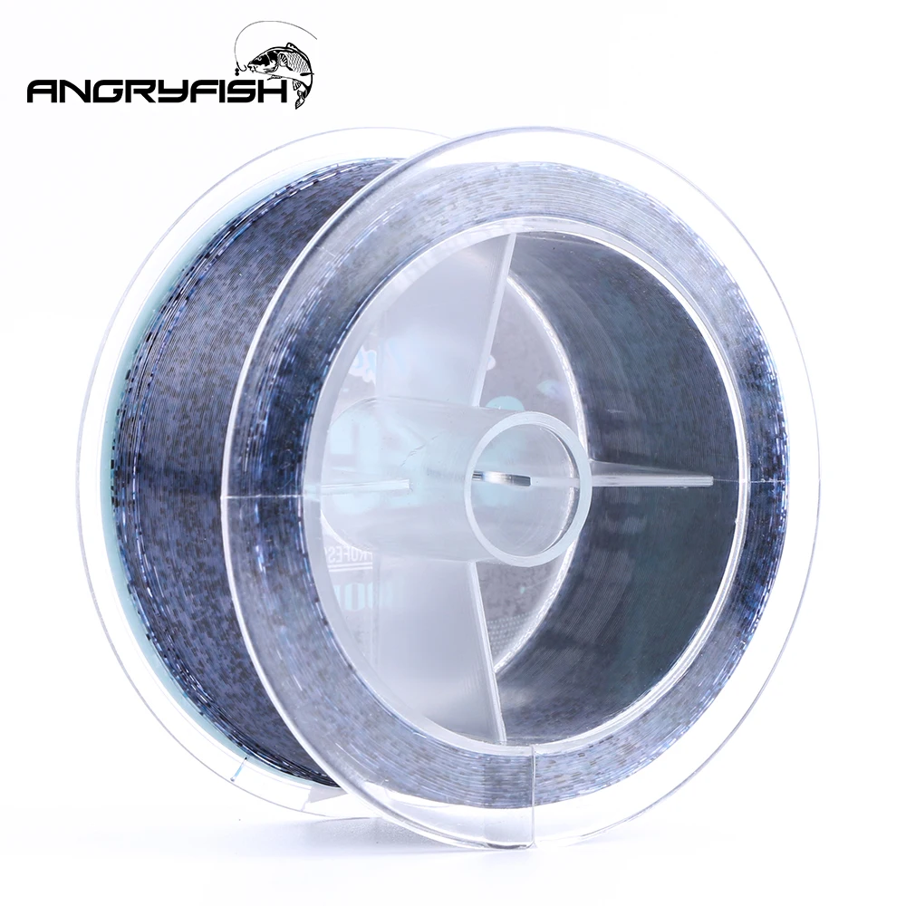 Angryfish الساخن 300 متر رقطة غير مرئية سوبر قوية حيدة حبل صيد من النيلون