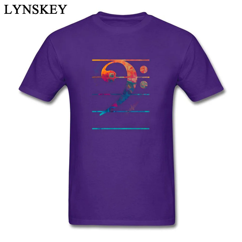 Bass Clef Color_purple