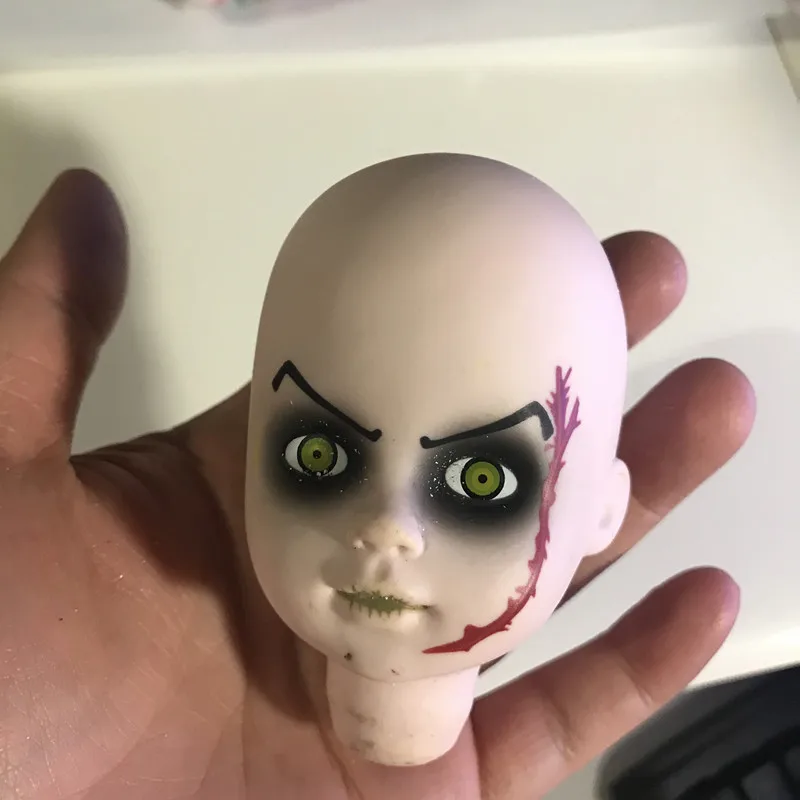 Редкие оригинальные Живые мертвецы кукла девушка страшная кукла голова модель DIY Коллекция подарков на день рождения