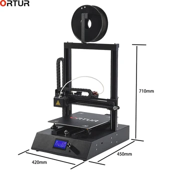 Billig Ortur-4 3 D Drucker Preis Einzigen Extruder LCD Bildschirm FDM 3D Drucker Für Verkauf