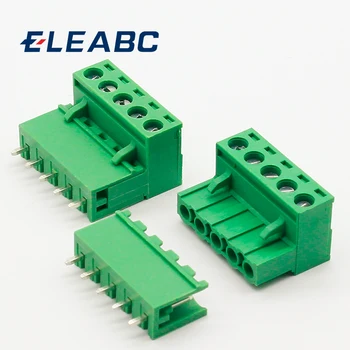 

10 sets ht5.08 5pin Terminal plug type 300V 10A 5.08mm pitch connector pcb screw terminal block