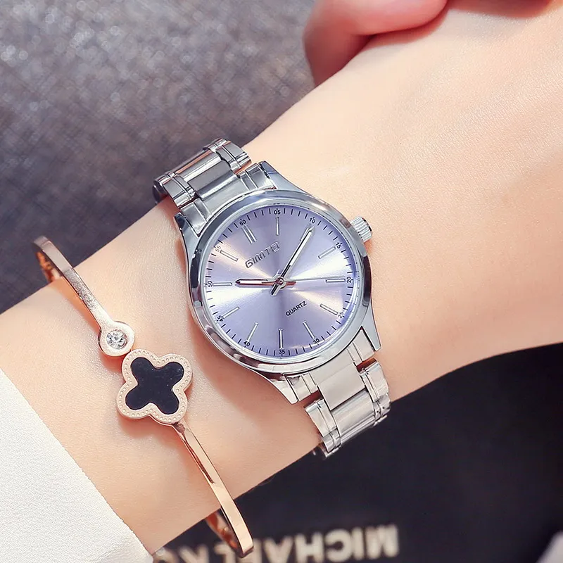 GIMTO Brand 2018 Fashion Bracelet Women Watches Luxury Steel Ladies Quartz Watch Waterproof Female Dress Clock relogio feminino 2018 luxury top brand quartz watch women fashion steel bracelet dw watch style ladies dress watch relogio feminino analog clock