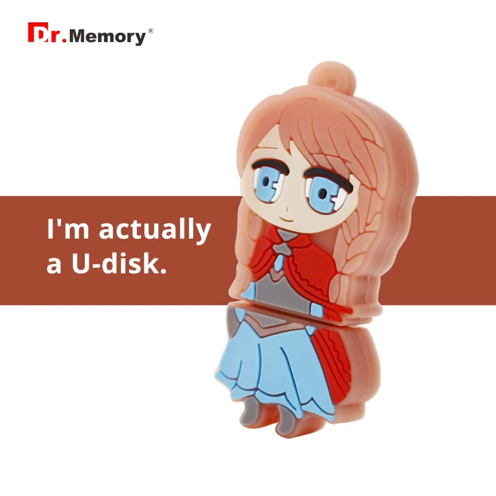 

Dr. Memory Anime USB 2.0 Drive 4GB 8GB 16GB Cartoon Mini Usb Flash Memory 32GB 64GB 128GB Pendrive Usb Device Lovely Gift