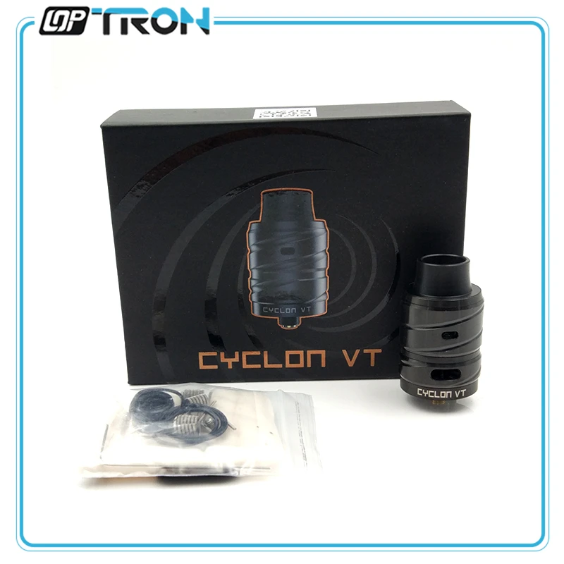 100% Оригинальные fumytech cyclon VT RDA двойной катушкой версия ввиду капает распылителя 25
