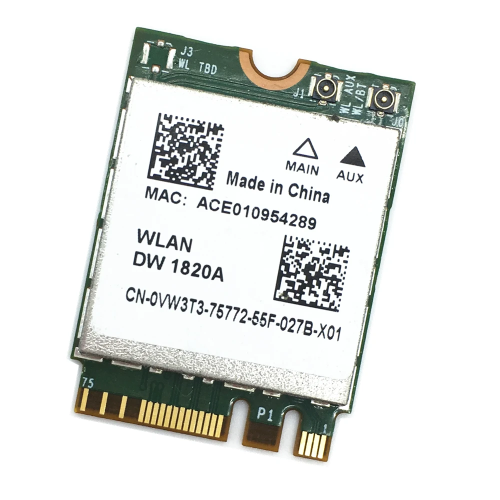 DW1820A BCM94350ZAE 802.11ac BT4.1 867Mbps BCM94350 M.2/NGFF WiFi Wireless Card PK BCM94352Z