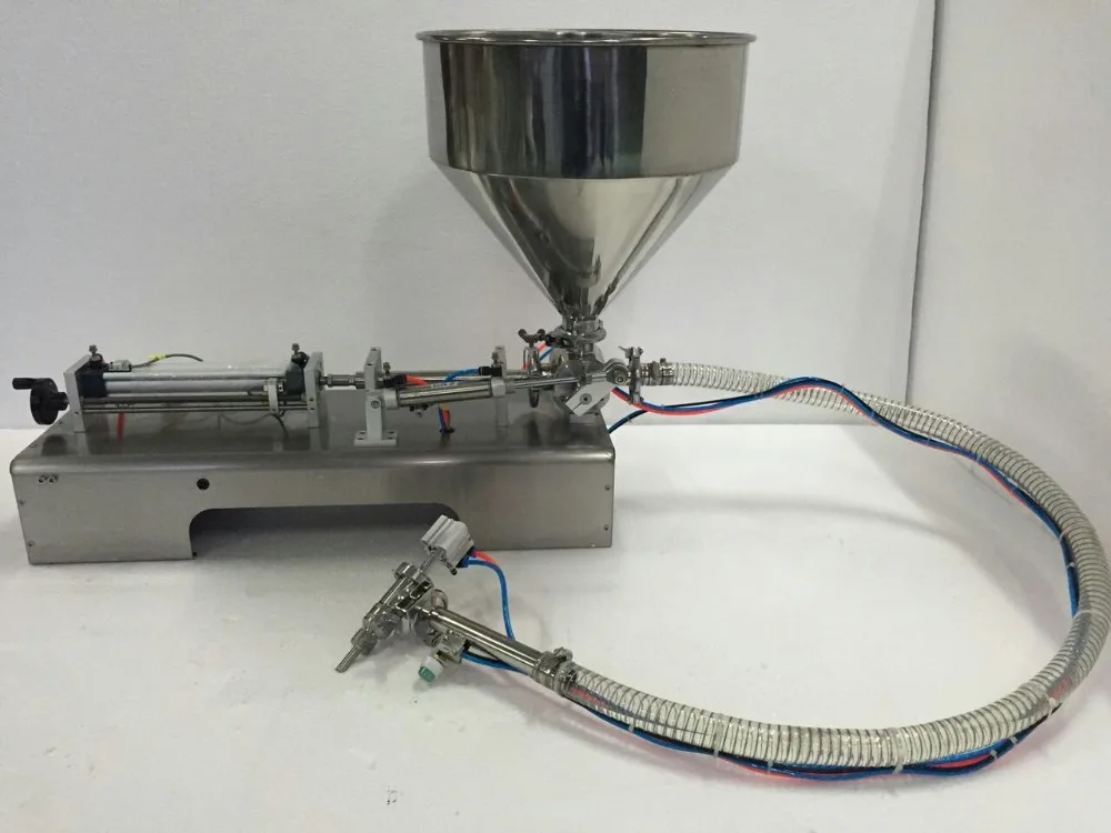 

(Free Shipping)Pneumatic Sauce Filling Machine with handgun (cream filling machine, ointment filler, paste dosing machine)