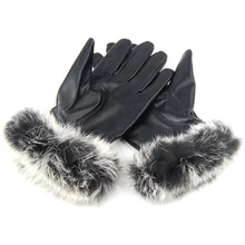 Новые женские качественные мягкие черные зимние водительские перчатки женские теплые