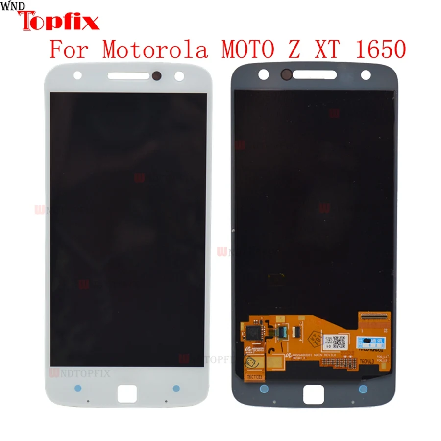 

LCD Display For Motorola Moto Z Droid XT1650 LCD Display Touch Screen Digitizer Assembly Replacement Parts for moto z lcd