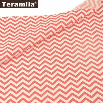 

Teramila 100% Cotton Fabric Twill Sewing Material Tecido Wave Designs Patchwrok Fat Quarter Telas DIY Dress Bedding Clothes