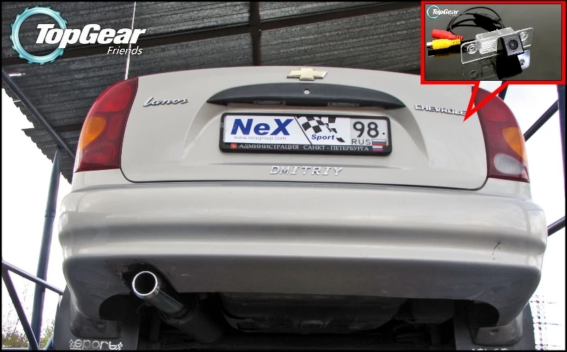 complemento conductor exhaustivo Cámara de coche para Chevrolet Lanos/Sens/Azar, cámara de respaldo de Vista  trasera de alta calidad para mejores marchas, amigos para usar | CCD +  RCA|view camera for chevrolet|rear view cameraback camera for