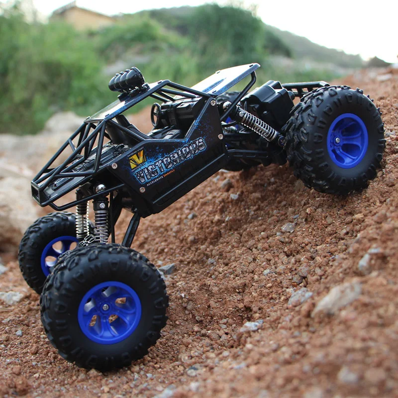 Oversized version of the alloy climbing mountain bigfoot four-wheel drive remote control toy model off-road vehicle climbing car