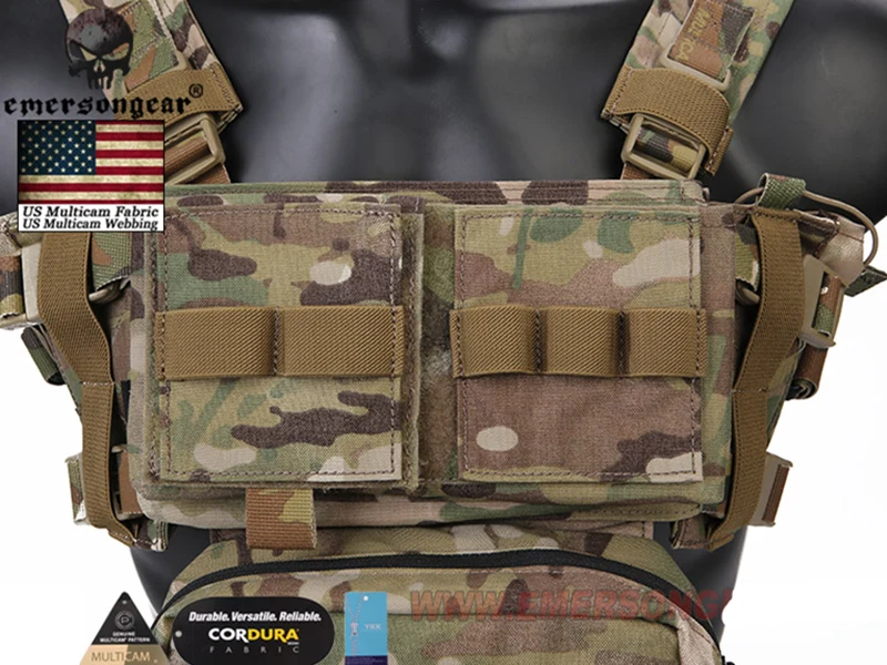  Emerson Chassis MK3 Mini Tactical Chest Rig Spiritus Airsoft Hunting Vest Ranger Green Military Tac