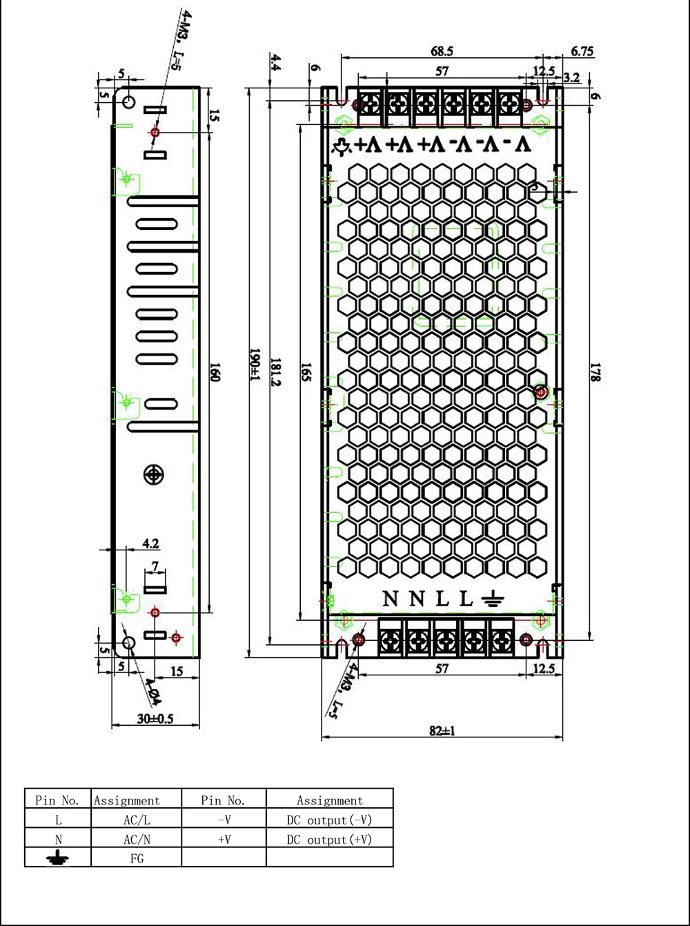 Ультра-тонкий импульсного источника питания 5v40A200w, входное напряжение 110 v/230 v, открытый Крытый полноцветный светодиодный дисплей специальный блок питания