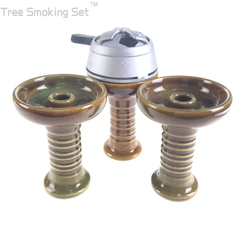 

Ceramic hookah shisha chicha narguile sheesha water pipe bowl with kaloud charcoal holder starbuzz kaya mya mazaya fumari mob