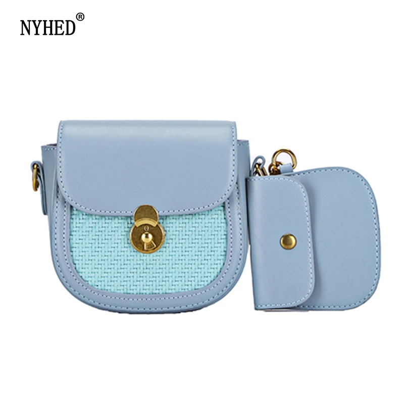 

NYHED Brand Shoulder Bag Fashion Small Saddle Bag For Women CK Chains Purse