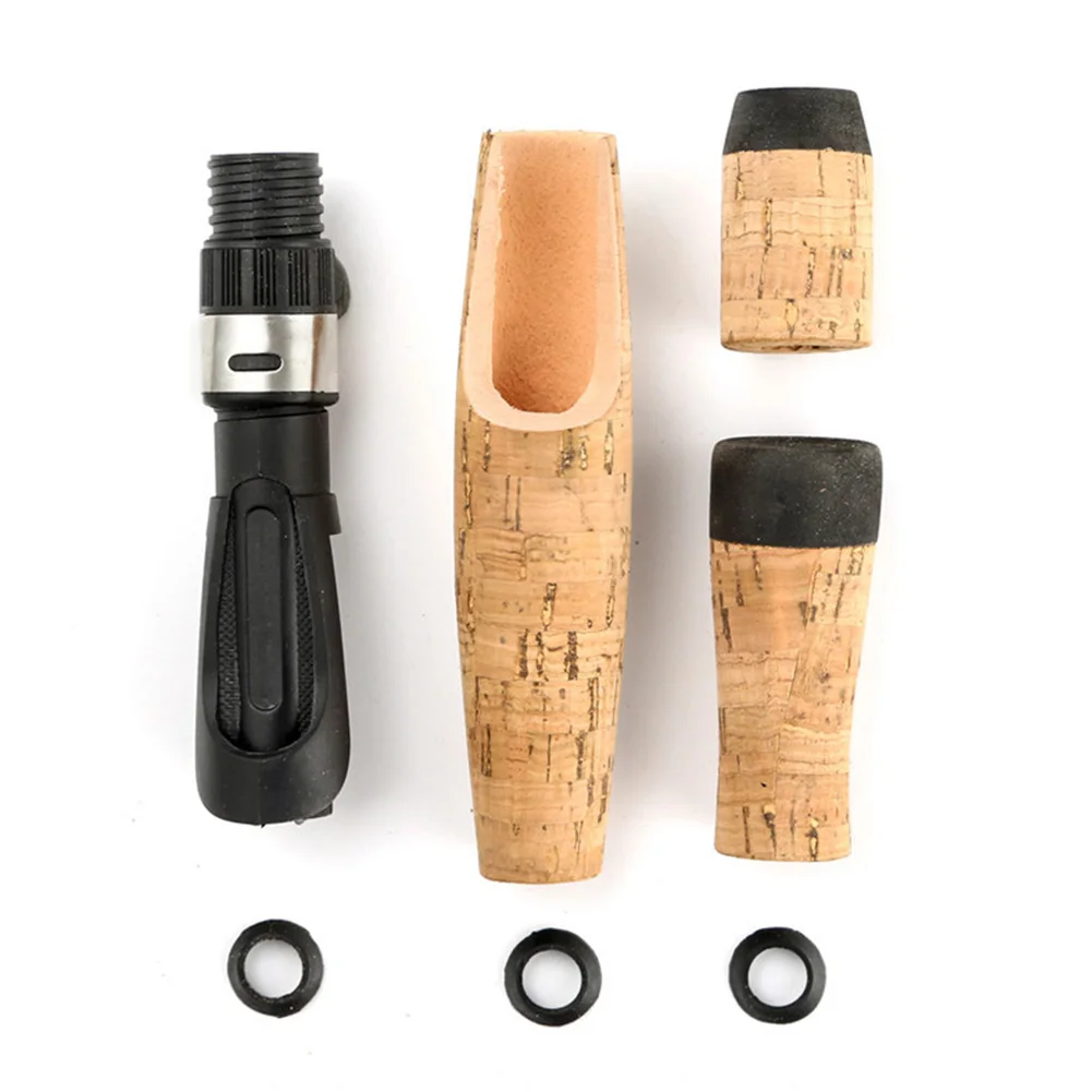 

Reel Seat Spinning Grip Handle Set Accessories Cork Composite Segmented DIY Outdoor Universal Long Repair Building Fishing Rod
