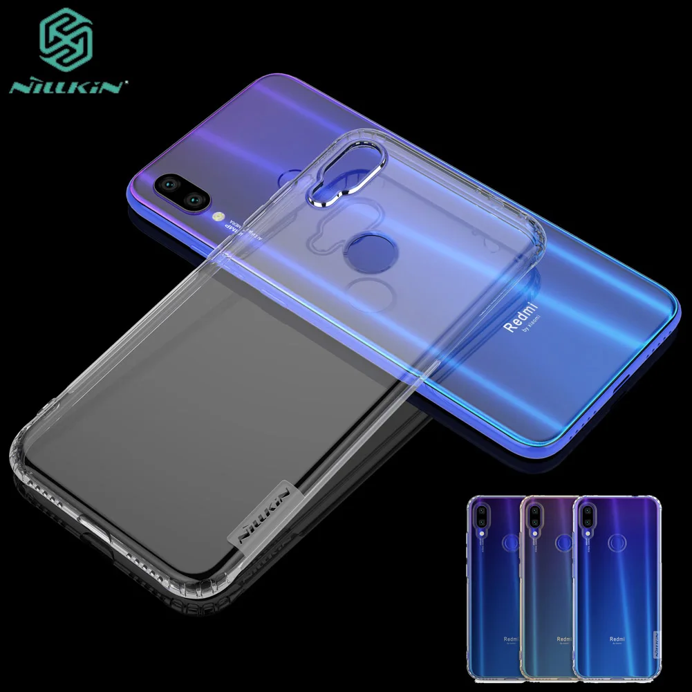 

For Xiaomi Redmi Note 7 Case NILLKIN Nature Clear TPU Transparent Soft Back Cover Case For Xiaomi Redmi Note7