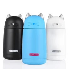 Cartoon Katze Thermobecher Drink Kinder Wasserflasche Edelstahl Kind Isolierflasche tasse Becher dicht Tumbler