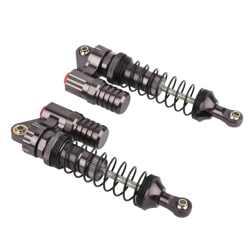 

2PCS 90MM Aluminum TRX4 Piggyback Shock Absorber for 1/10 RC Crawler Car Traxxas TRX-4 TRX4 Axial SCX10 & SCX10II 90046 D110