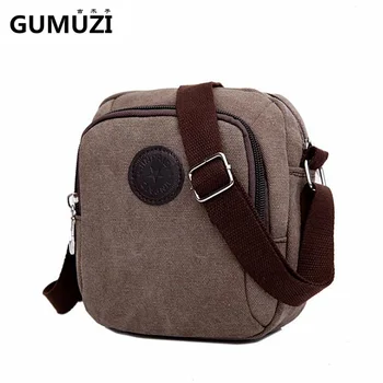 

Fashion Leisure Men and Women shoulder Bag vintage Canvas Vertical Single Messenger Bags Small Oblique High Quality Handbags