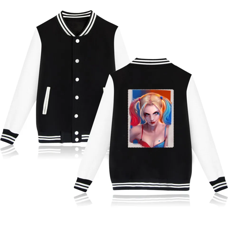 Suicide Squad Harley Quinn font b Women b font font b Jacket b font Hoodie and