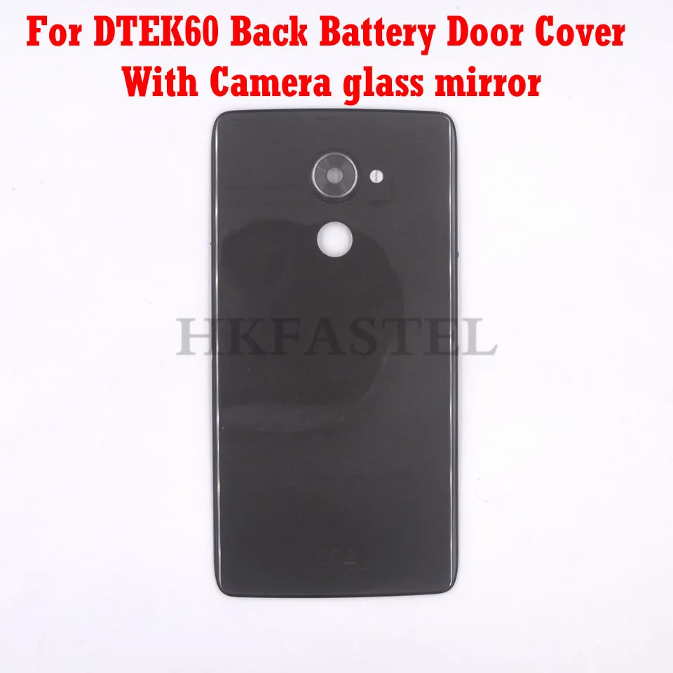 

HKFASTEL Dtek 60 Back cover For BlackBerry DTEK60 Housing Glass Battery Back Cover With Camera glass Lens Frame