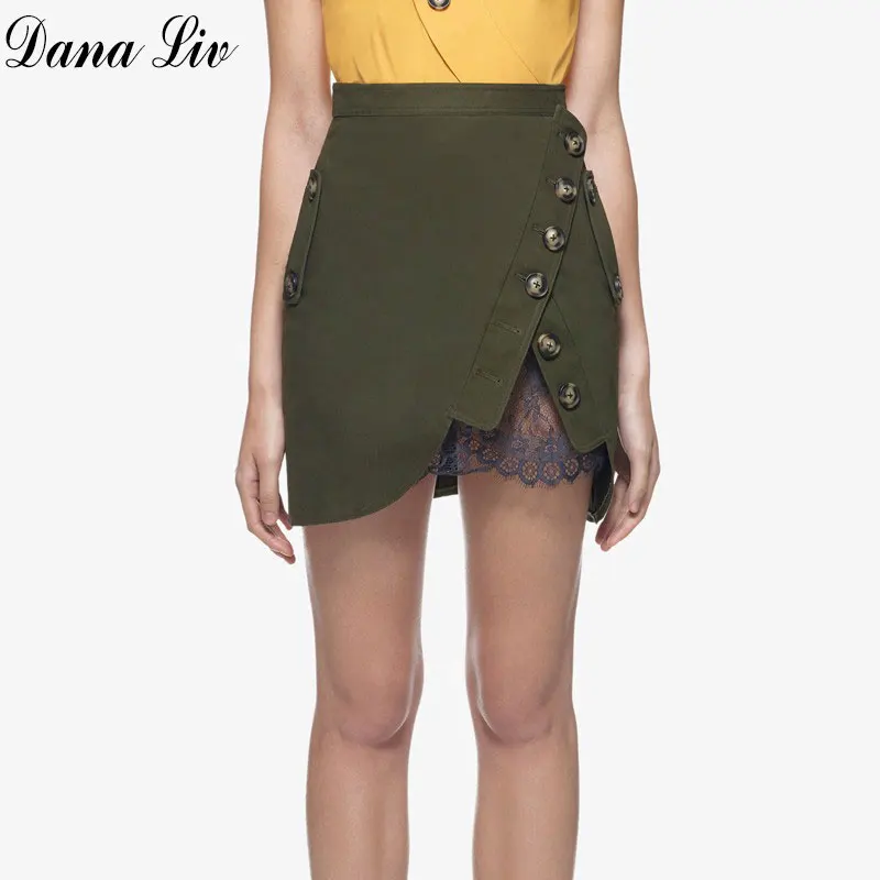 metallic micro mini skirt