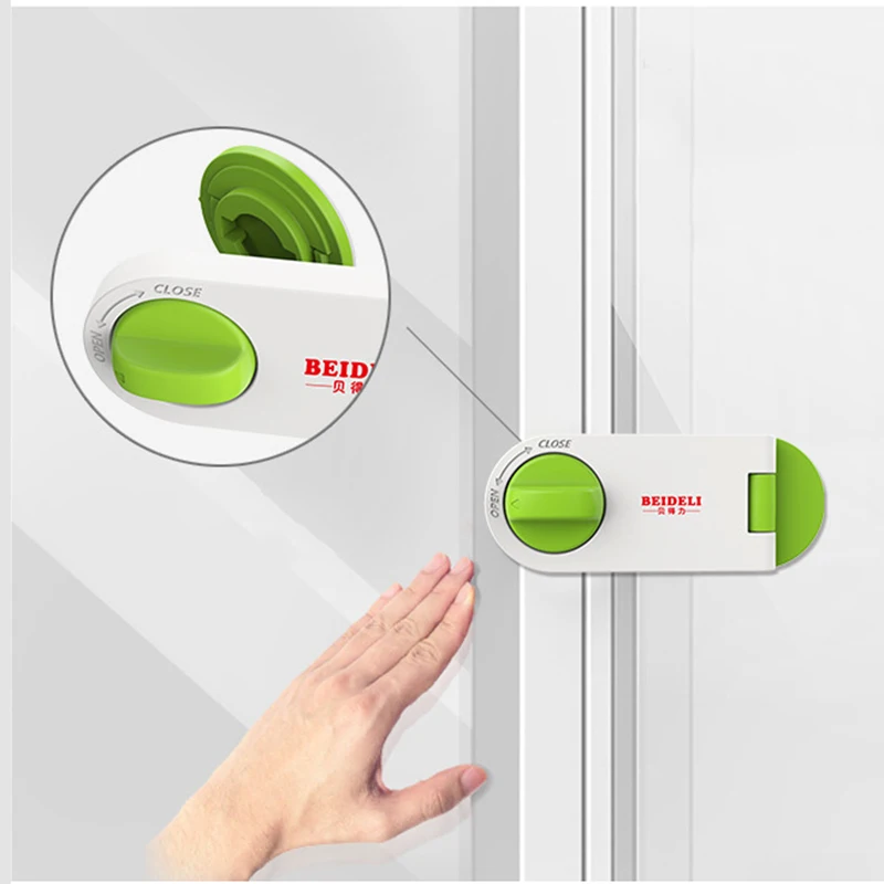 

1Pcs Good Easy Cabinet Lock Child Safety Baby Security Drawer Latches Baby Protection From Children Safe Locks for Refrigerators